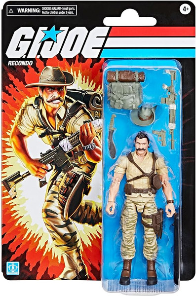 G.I. Joe Classified Series Retro Cardback Recondo, Collectible 6-Inch Action Figure with 7 Accessories