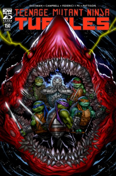 TMNT #150 SCC Store Exclusive Cover By Jason Flowers IDW 2024