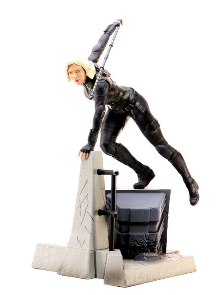 DIAMOND SELECT TOYS Marvel Gallery: Avengers Infinity War Movie Black Widow PVC Diorama Figure 