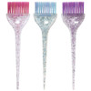 Colortrak Multicolor Glitter Brush Trio