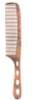 Professional Tip Tail  Flat Steel Comb  Rose Metal