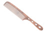 Professional Tip Tail  Flat Steel Comb  Rose Metal