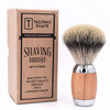 Parker Taconic Shave Pure Badger Luxury Shaving Brush with Shaving Stand