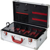 Portable Barber Case 6 slot  Silver Color