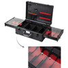 Just Case 6 Slot Sliding Barber Case  Black Ice Cube