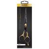 Black Ice Stylish Off Set Grip Black & Gold 7" Shear