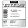 Andis Cordless T-Outliner Li Stainless Steel Blade # 04570