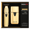 BaByliss PRO Limited Edition Gold FX Trimmer & UV Single-Foil Shaver Set