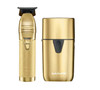 BaByliss PRO Limited Edition Gold FX Trimmer & UV Single-Foil Shaver Set