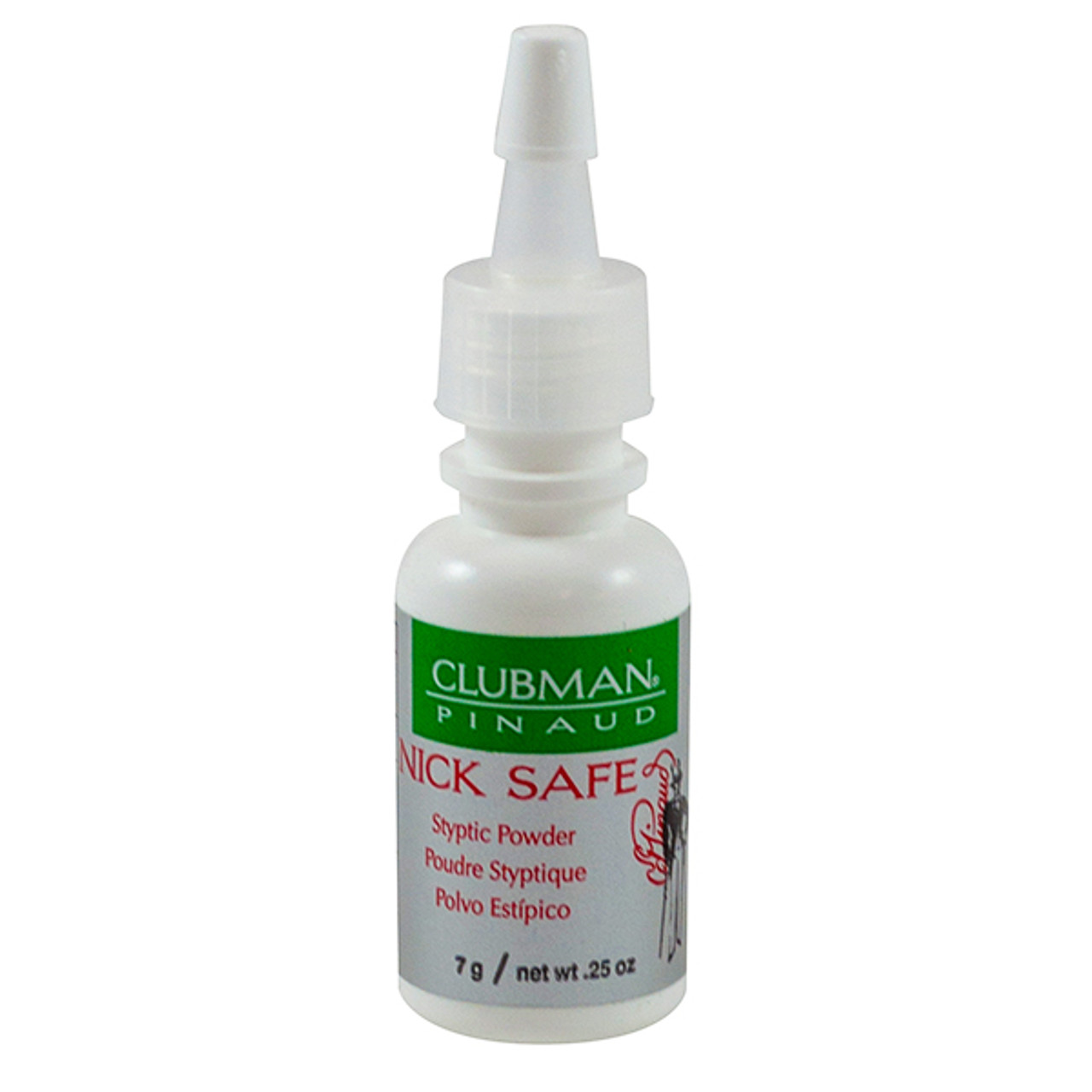 Clubman Pinaud Nick Safe Styptic Powder .25 oz Barber Salon Supply