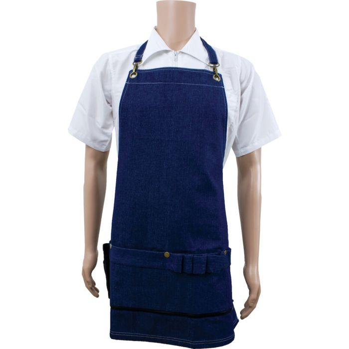 neighborhood DENIM APRON インディゴ Vincent Denim Apron Indigo - Barber Salon Supply