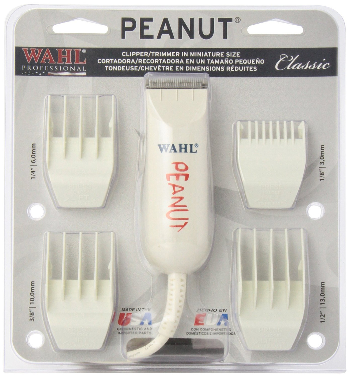 wahl peanut white