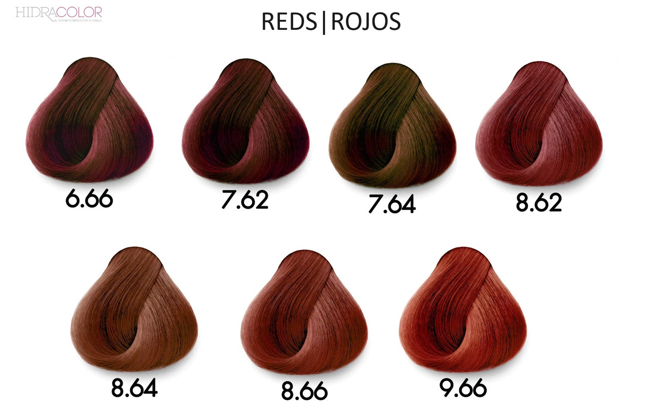 Hidracolor Creme Red Colors - Barber Salon Supply