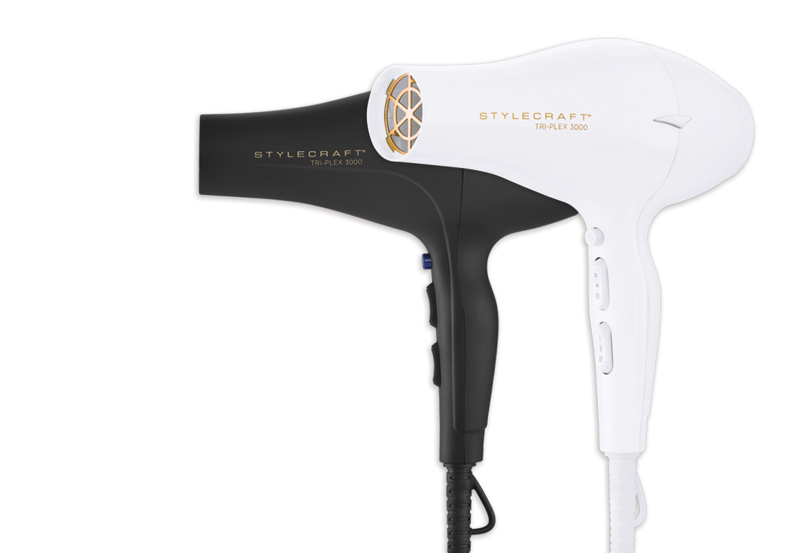 StyleCraft Black 2000 Professional Dryer - Barber Salon Supply