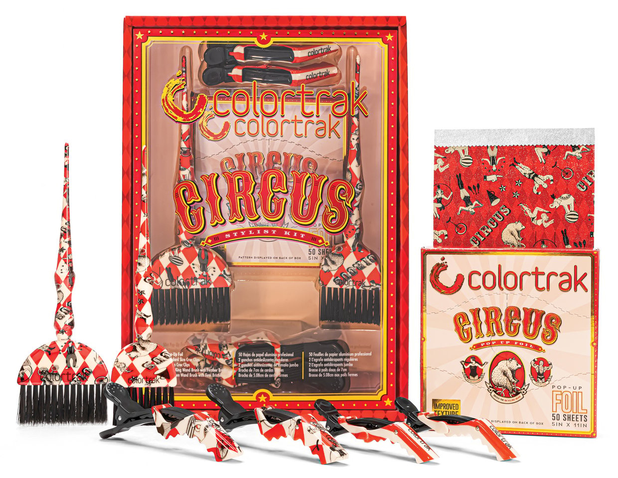 Colortrak Circus Stylist Collection Kit - Barber Salon Supply