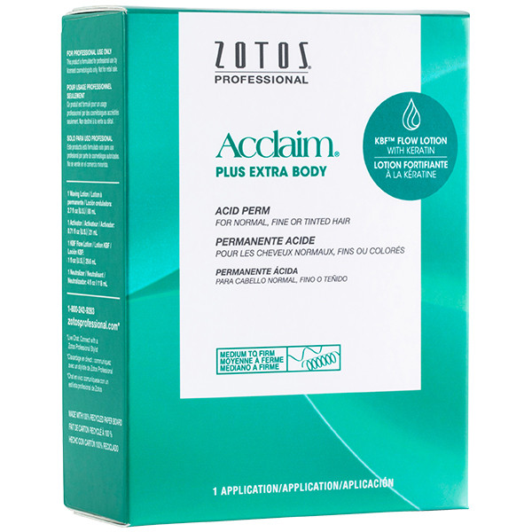 Zotos Acclaim Plus Extra Body Perm - Barber Salon Supply