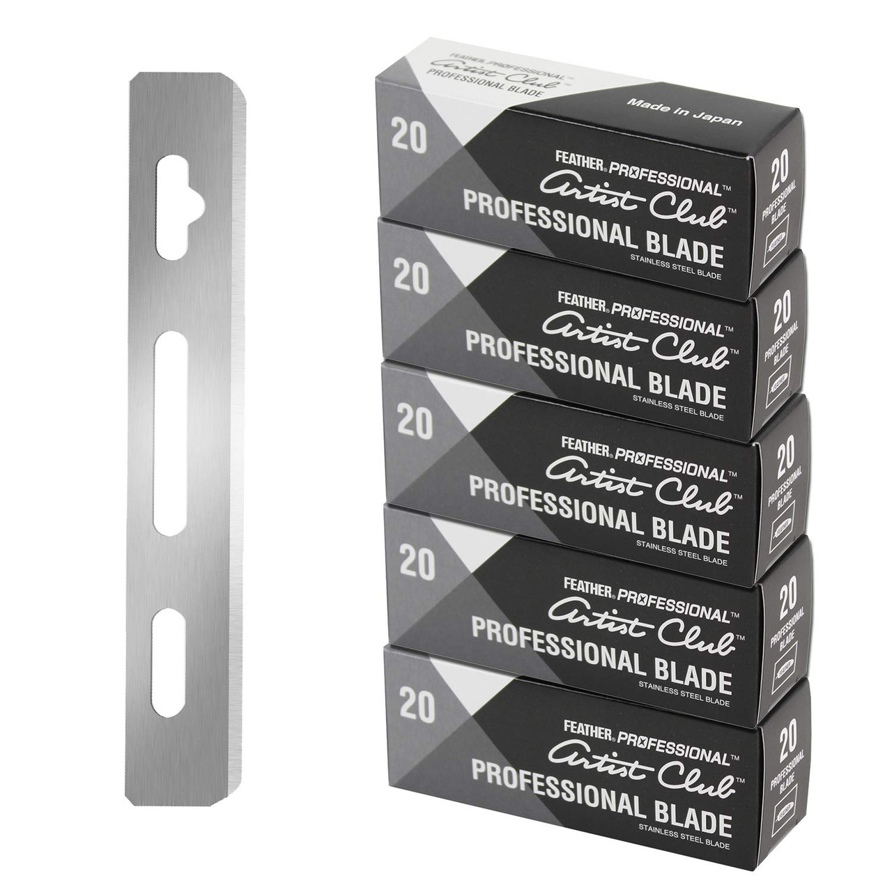 Feather Artist Club Pro Razor Blades 5pk - Barber Salon Supply