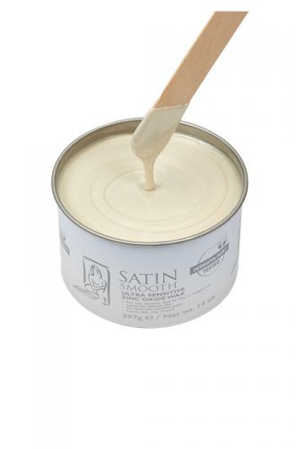 Satin Smooth Ultra Sensitive Zinc Oxide Wax 14oz Barber Salon Supply