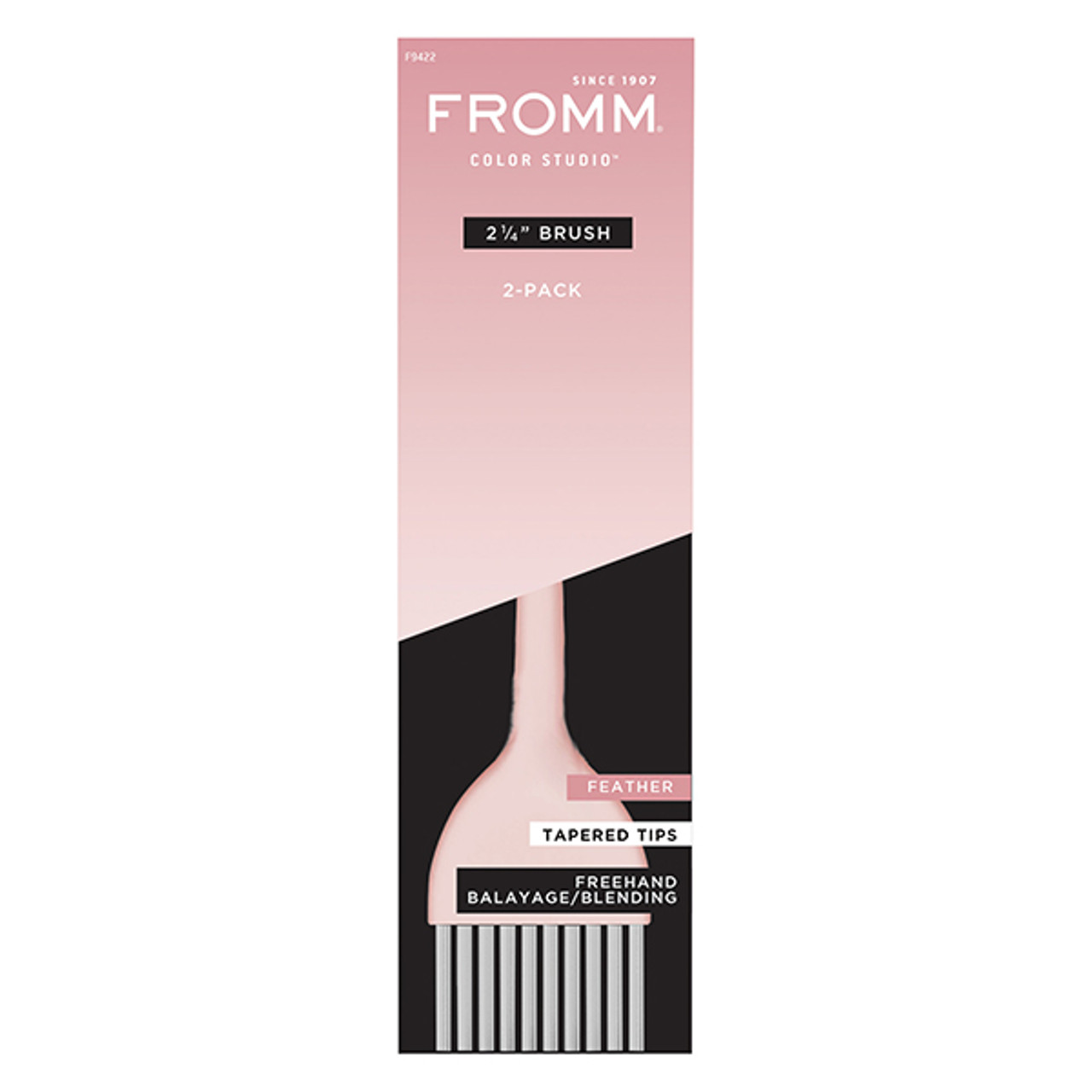 Fromm Feather Wide Paint Brush 2pk - Barber Salon Supply
