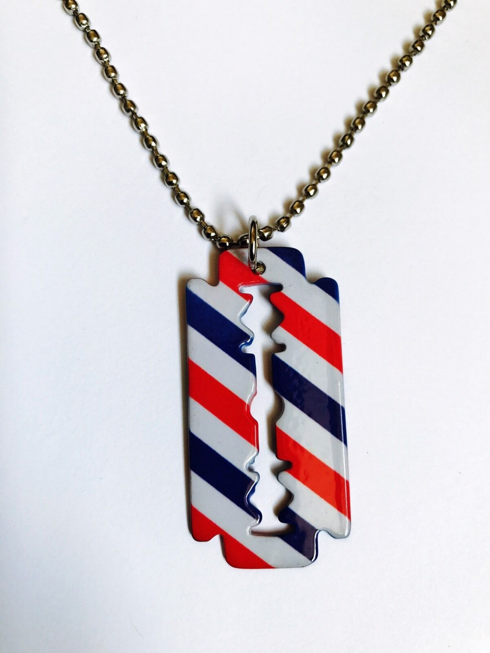 Razor Blade Pendant Necklace