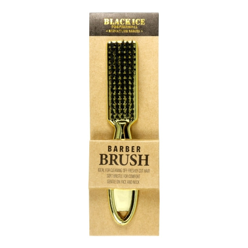 Black Ice Professional Gold Blade Cleaning Brush Barber Salon Supply
