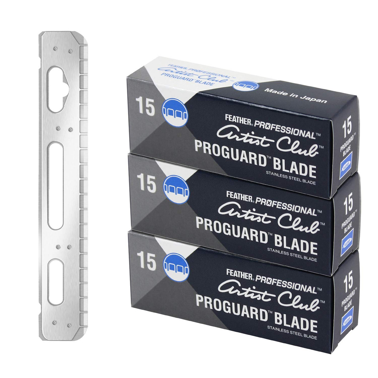 Jatai Feather Artist Club Pro Guard Blades 3pk - Barber Salon Supply