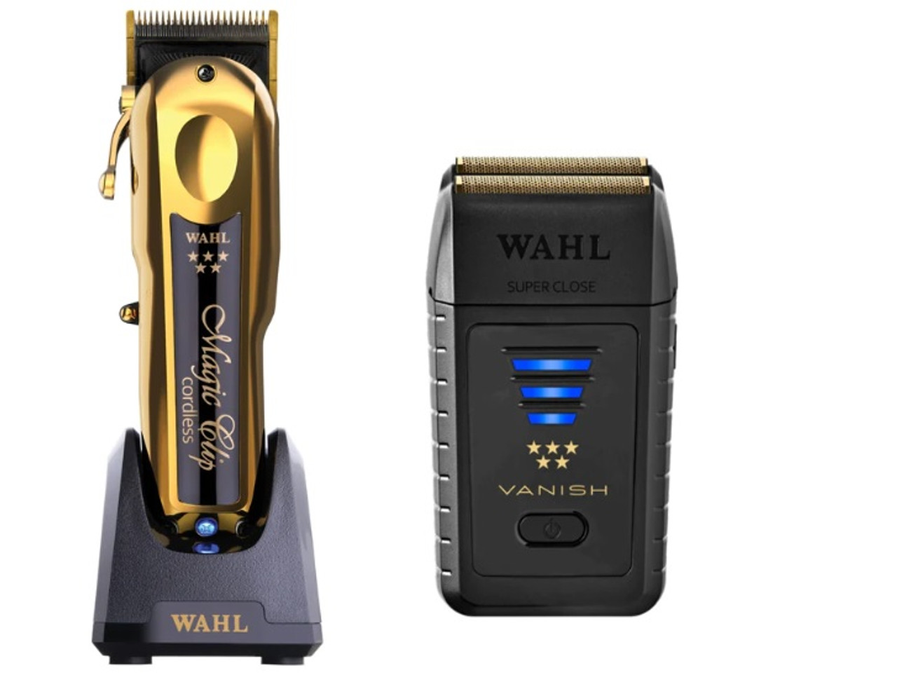 Wahl Gold Magic Clip Cordless & Vanish Shaver Duo