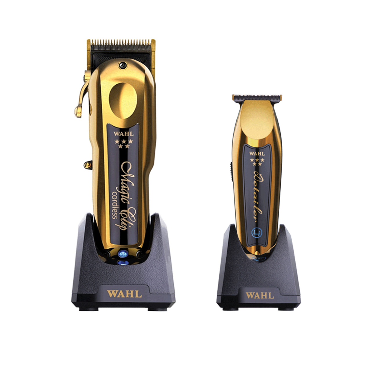 Wahl Gold Magic Clip Cordless  Gold Cordless Detailer Duo - Barber Salon  Supply