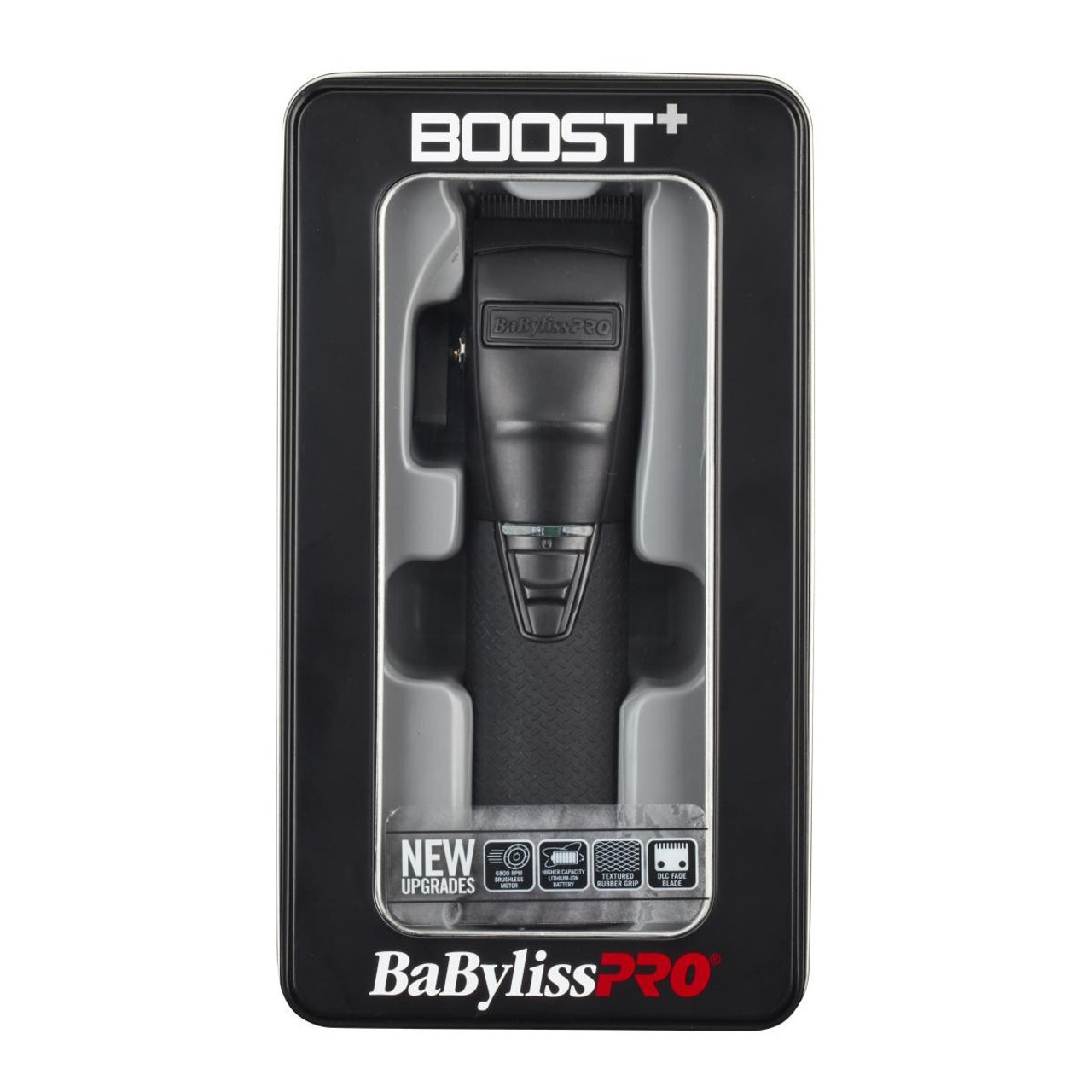 BaBylissPRO Matte Black BOOST+ Lithium Clipper - Barber Salon Supply