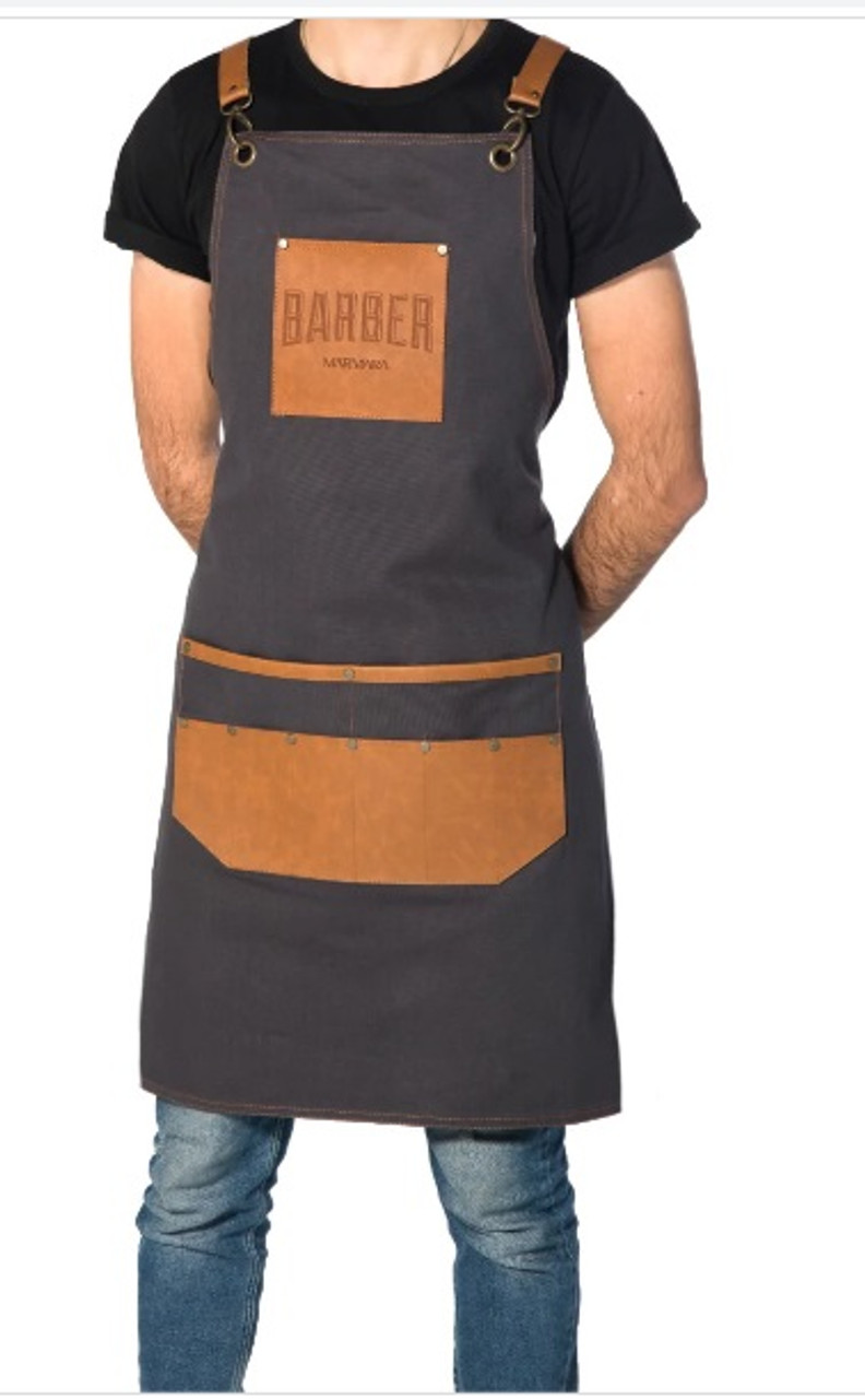 transfusion politik resultat Marmara Barber Apron Blue Color - Barber Salon Supply