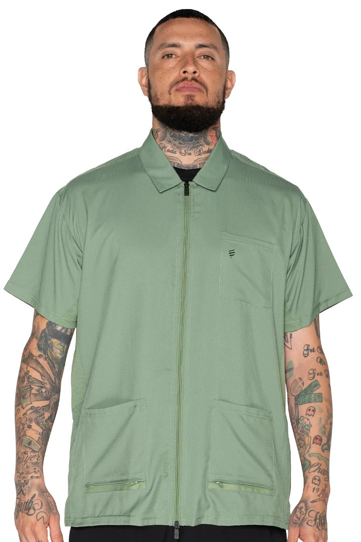 STRONG 002 SHIRT JACKET GREEN