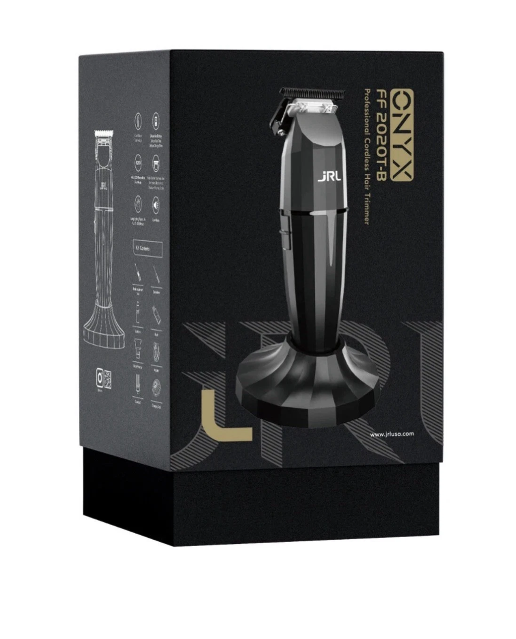JRL Professional Onyx Cordless Trimmer - Barber Salon Supply