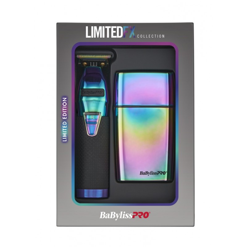 BaBylissPRO LimitedFX Iridescent Trimmer & Double Foil Shaver Duo