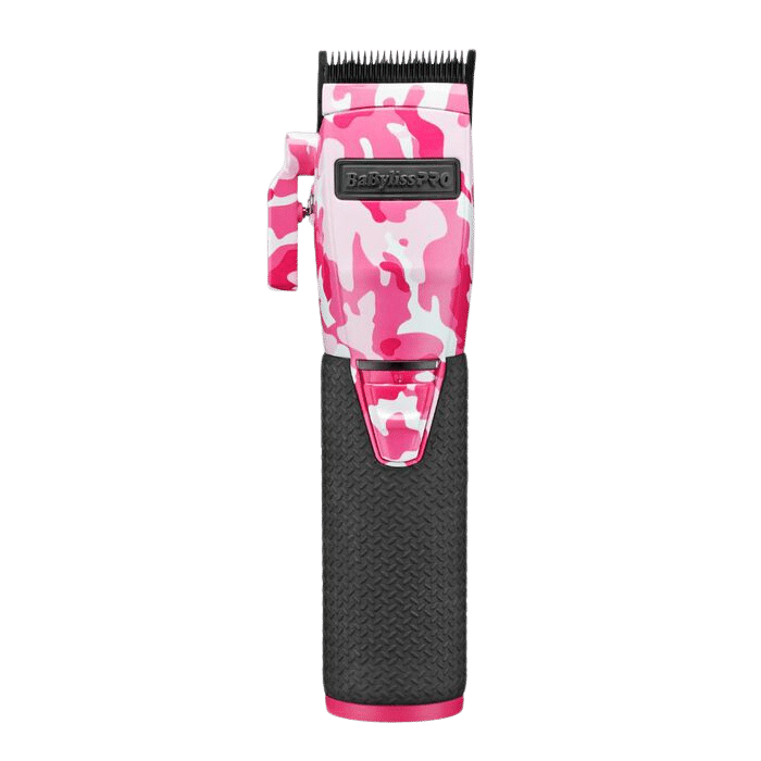 BaBylissPRO Limited FX Pink Camo Clipper & Trimmer Combo - Barber