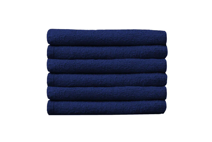 ProTex Bleach Guard Legacy Towels 9pk Dark Blue - Barber Salon Supply