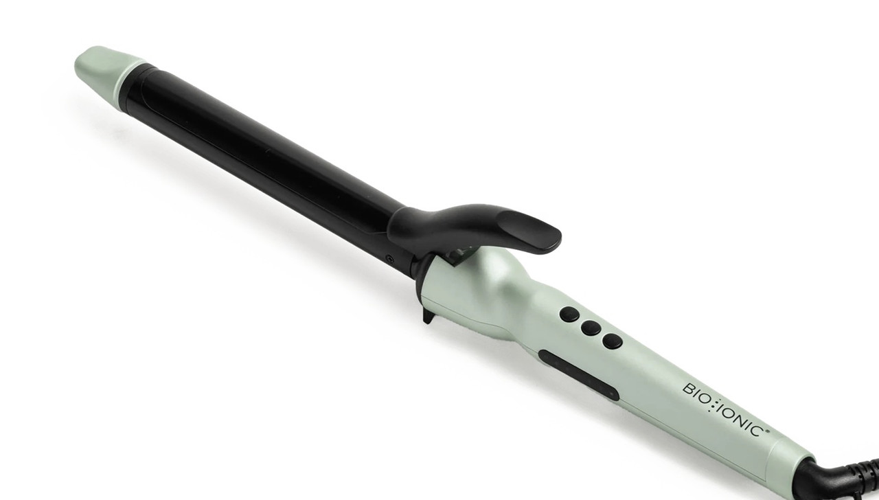 Bio Ionic Long Barrel Curling Iron Jade Green 1