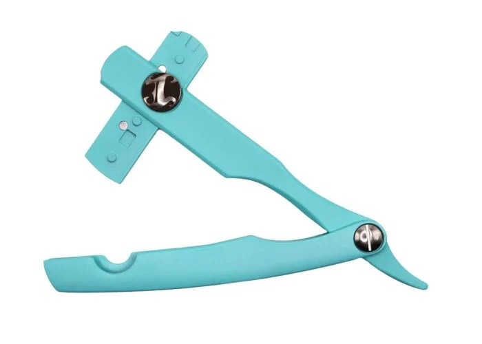 Irving Barber Company Razor Tiffany Blue - Barber Salon Supply