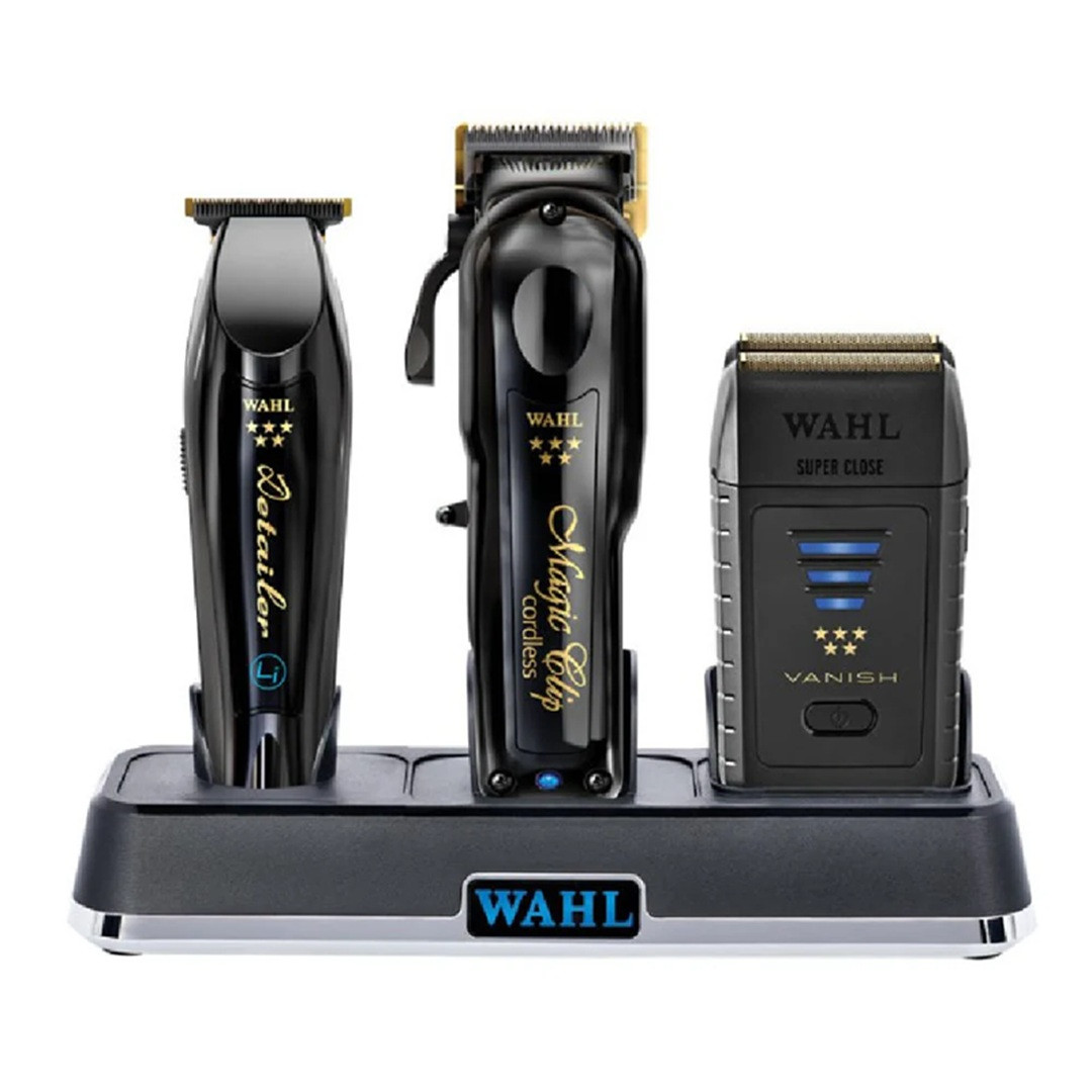 Wahl Cordless Combo バリカンキット Wahl 5 Star Cordless Barber Combo, Vanish Shaver w/ Charging