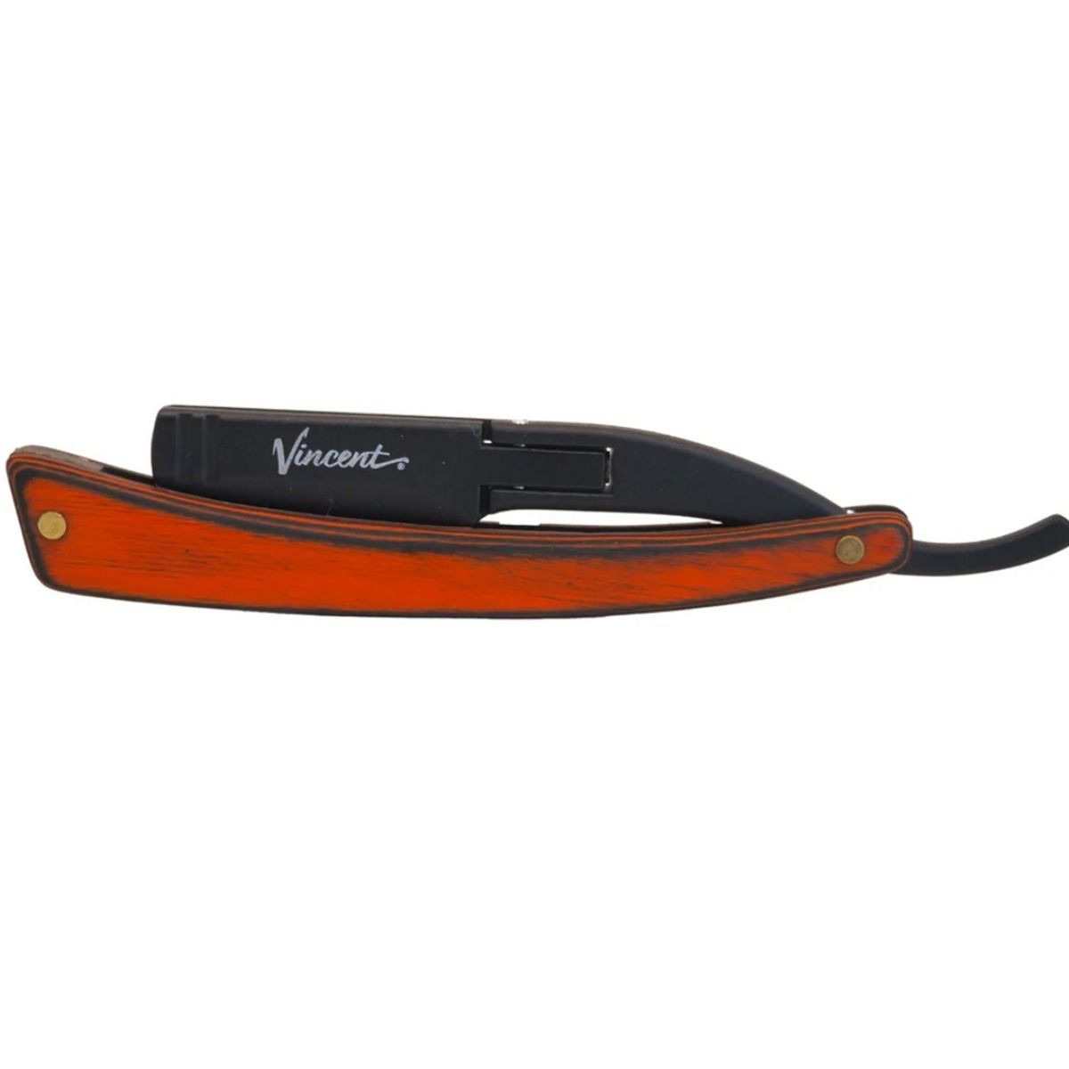 Red Razor Flip Vincent Flip Razor Black & Red - Barber Salon Supply