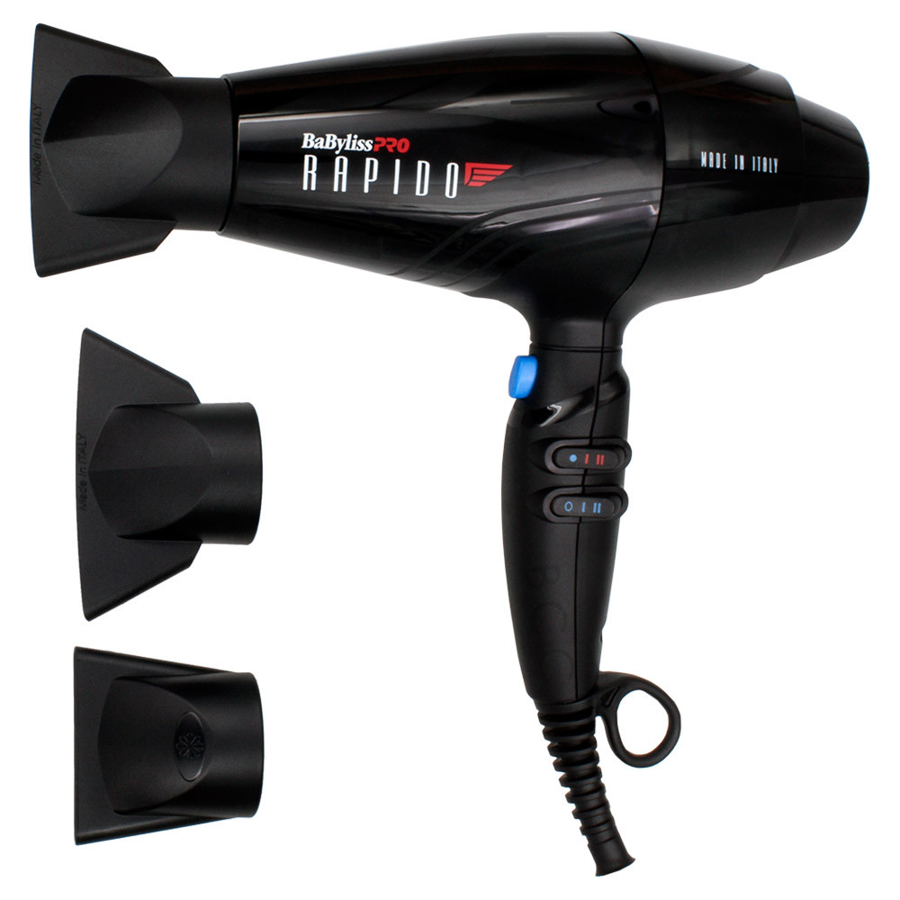 BaBylissPRO Rapido Dryer Black - Barber Salon Supply