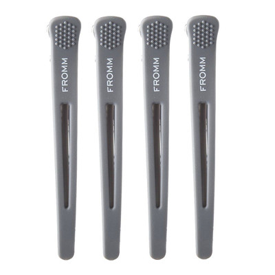 Soft 'n Style 4pk Zebra Super Grip Clips - Barber Salon Supply