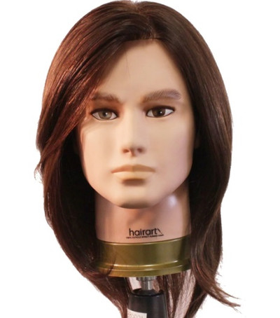 Hairart Cosmetology Mannequin Head (Tessa #4224) 100% Human Hair 24 Length w/Shoulder Platform