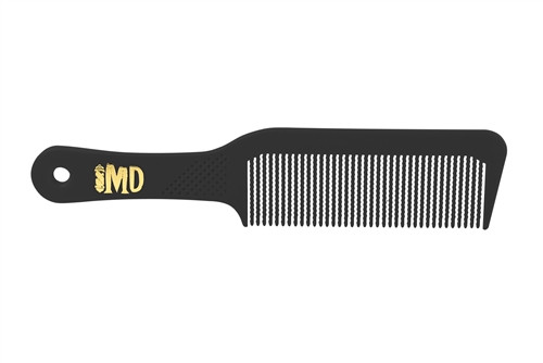 Black MD Flat Top Comb