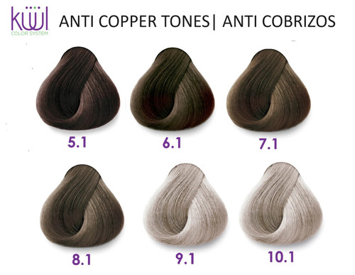Kuul Cream Hair Color Anti Copper Series (KUUL-ANTICOPPER)