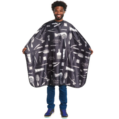 Scalpmaster Barber Print Styling Cape