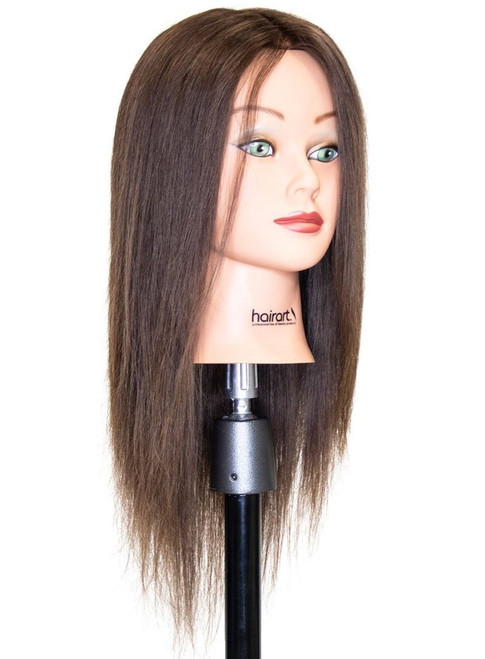 Hairart Mannequin Head Chantal 100% European Hair - Barber Salon