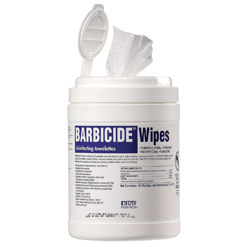  Barbicide Wipes Disinfecting Towelettes 160ct (KR-BWIPES) 