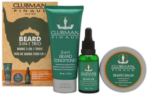 Clubman Pinaud Beard Kit 3 Pack