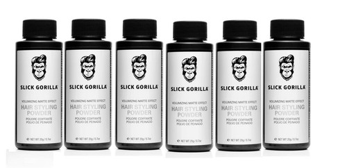Slick Gorilla Hair Styling Texture Powder 6PK (SG-P6PK)