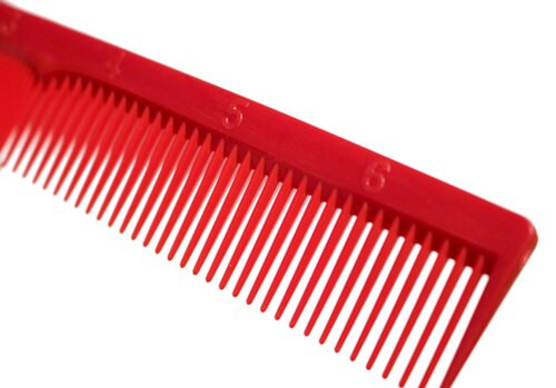 Krest 420 Cleopatra 7" All Purpose Combs Red